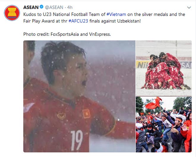 U23 Việt Nam ăn mừng tưng bừng: Báo châu Á chung vui - 1