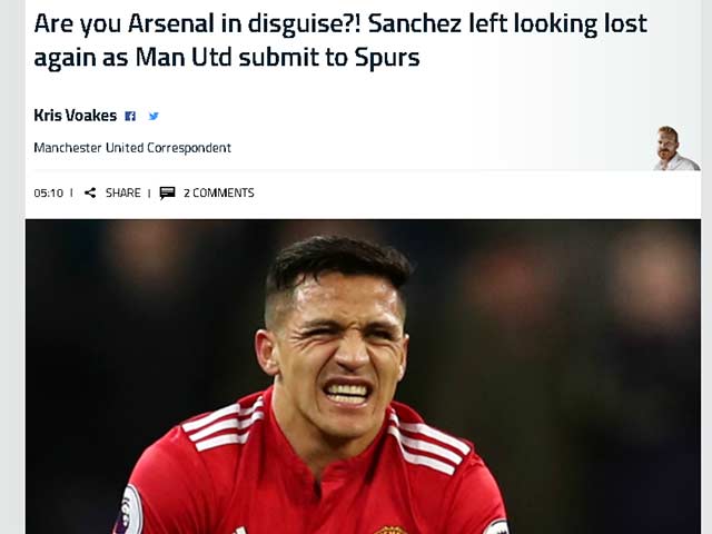 MU thua, báo chí cười nhạo Mourinho, nghi Sanchez là ”gian tế”