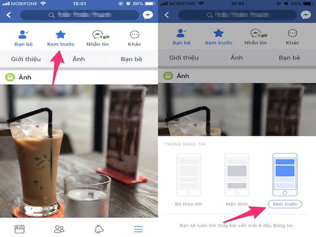 Cách ưu tiên bài viết yêu thích trên Facebook