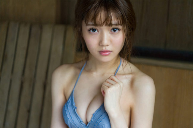 Nét ngây thơ, trẻ trung của cô người mẫu nước Nhật.