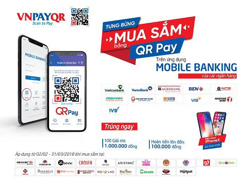 Nhận 100.000 đồng khi trải nghiệm QR Pay trên Mobile Banking - 1