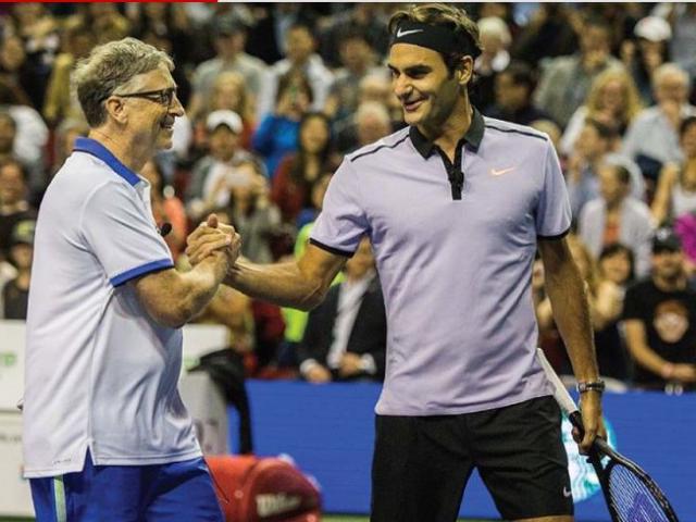 Lập kỉ lục ấn tượng, Federer bắt tỷ phú mệt phờ râu, phải ”móc ví”