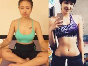 Làm đẹp - Ảnh tập gym nóng bỏng của Vân Hugo và 3 nữ MC dáng chuẩn