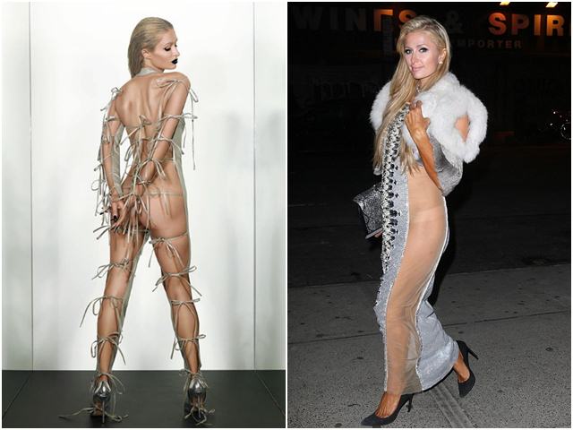 Paris Hilton bị chỉ trích vì khoe thân quá đà