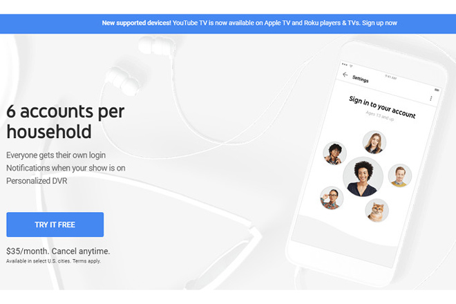 YouTube TV đã có mặt trên Apple TV và Roku - 2
