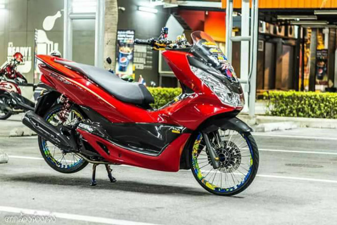 Ngắm Honda PCX độ kiểng, đậm chất xe nhà giàu - 1