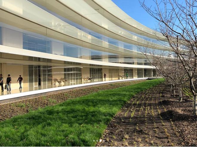 Những hình ảnh hoành tráng đầu tiên về Apple Park - 1