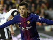 Bóng đá - &quot;Bom tấn&quot; Coutinho ghi bàn ra mắt, Barca thăng hoa đón kỷ lục mới