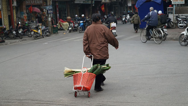 Chợ lá dong giữa lòng Hà Nội nhộn nhịp ngày giáp Tết - 14