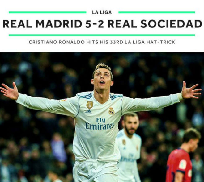 Hoàng đế Ronaldo: Bùng nổ &#34;siêu hat-trick&#34;, La Liga quỳ rạp - 5