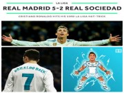 Bóng đá - Hoàng đế Ronaldo: Bùng nổ &quot;siêu hat-trick&quot;, La Liga quỳ rạp