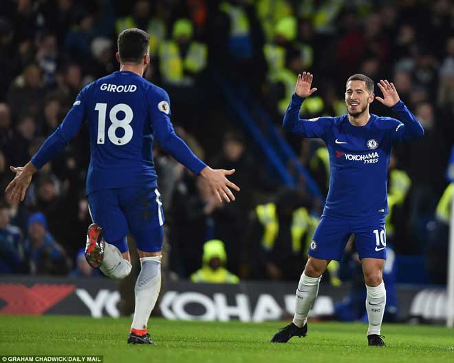 Chelsea đại thắng: Hazard &#34;bung lụa&#34;, hăm dọa Barca - 3