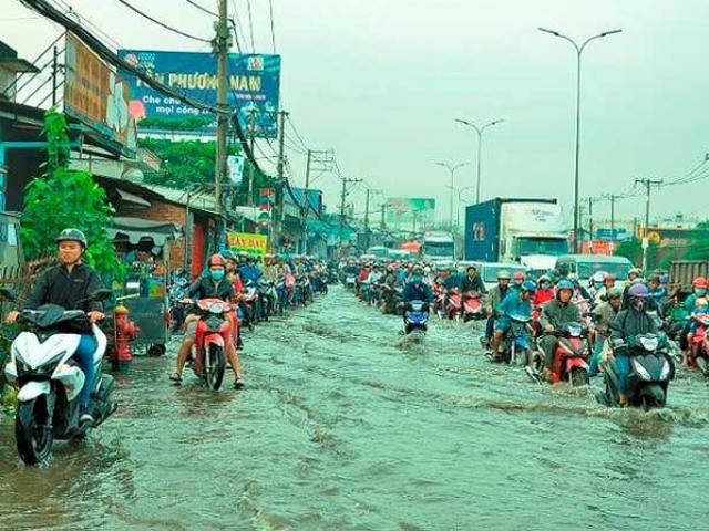 Sài Gòn có thể mưa, ngập vào dịp Tết