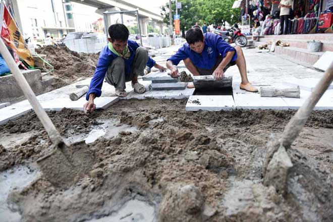 Nhiều thông tin bất ngờ trong kết luận thanh tra lát đá vỉa hè - 1