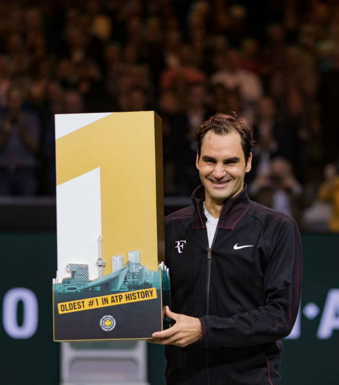 Federer bật khóc: Soán ngôi số 1 thế giới của Nadal, lập 2 kỷ lục đáng nể - 1