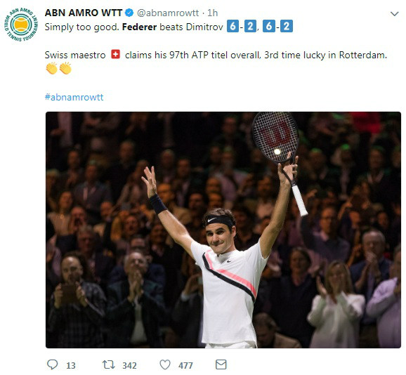 Federer hạ Dimitrov: “Thiên đường” thứ 97, triệu fan ngợi ca huyền thoại - 3