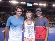 Thể thao - Tennis 24/7: Federer, Nadal được mỹ nhân đồng nghiệp gạ chụp ảnh nóng