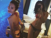 Đời sống Showbiz - Đông Nhi diện bikini, khoe body nóng bỏng đầu năm