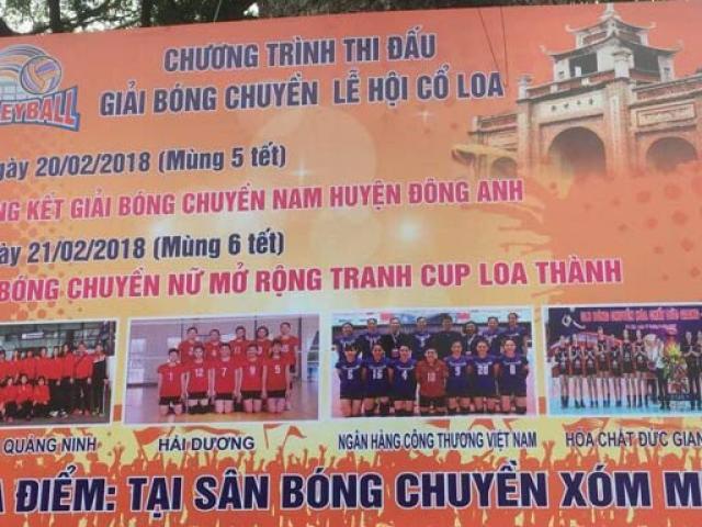 Bóng chuyền nữ hội làng: “Chân dài” Việt tưng bừng khai xuân 2018