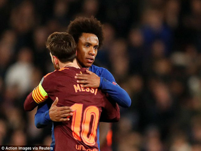 Chelsea hòa tiếc nuối: “Hung thần” Willian lớn tiếng đe dọa Barca-Messi