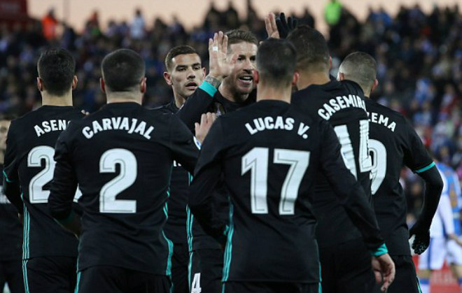 Leganes - Real Madrid: Ngược dòng đẳng cấp, penalty phút 90 - 1