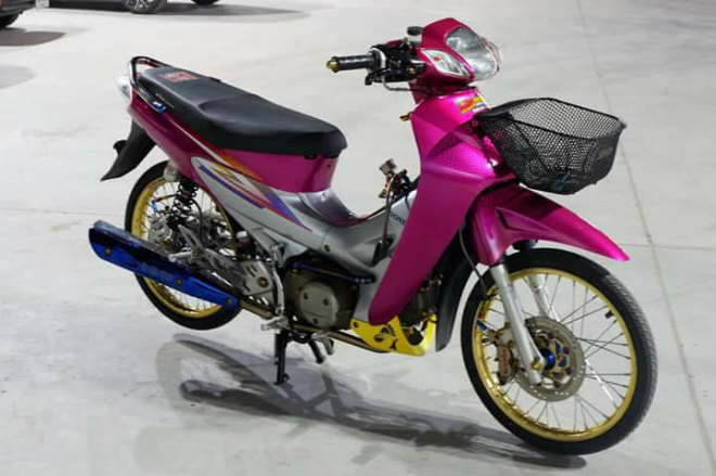 Honda Wave 125 độ phanh đua, vành vàng cuốn hút - 7