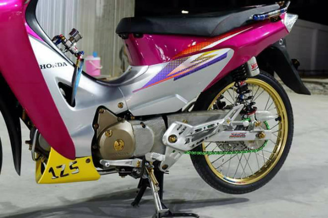 Honda Wave 125 độ phanh đua, vành vàng cuốn hút - 6