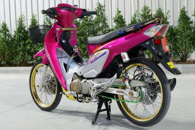 Honda Wave 125 độ phanh đua, vành vàng cuốn hút - 9