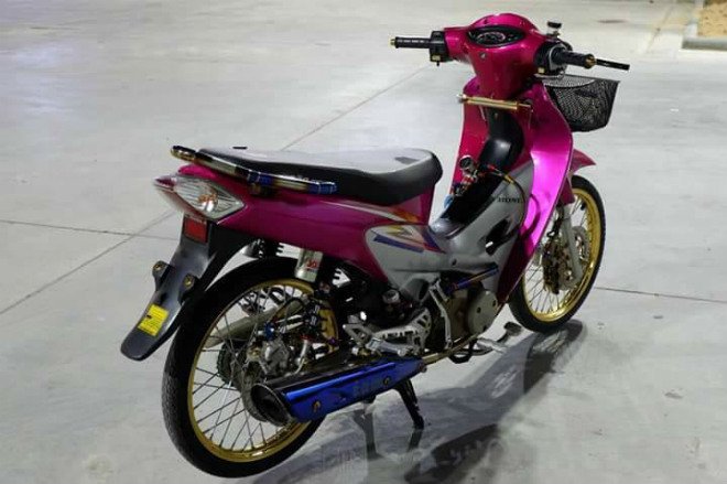 Honda Wave 125 độ phanh đua, vành vàng cuốn hút - 8