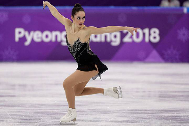 Kaetlyn Osmond 22 tuổi, VĐV môn trượt băng nghệ thuật người Canada có nhan sắc vượt trội.
