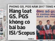 Giáo dục - du học - Xét duyệt tiêu chuẩn giáo sư, phó giáo sư: Liệu có bỏ lọt tiêu chí?