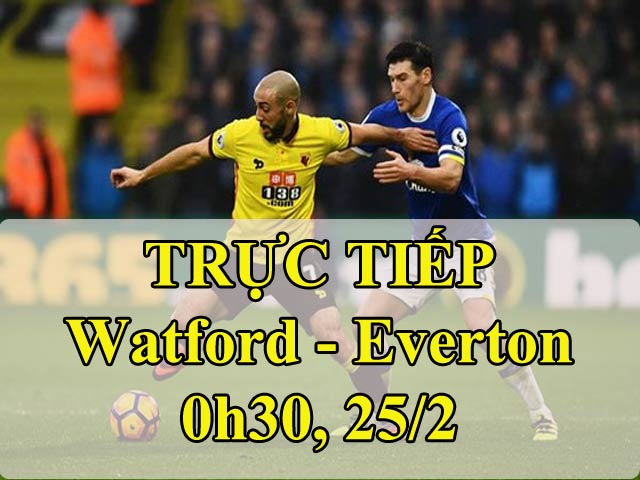 TRỰC TIẾP bóng đá Watford - Everton: Đánh thức Rooney (Vòng 28 Ngoại hạng Anh)