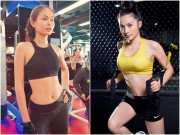 Bí quyết làm đẹp - Mê mẩn với loạt hình mỹ nhân Việt &quot;xông đất&quot; phòng gym sau Tết