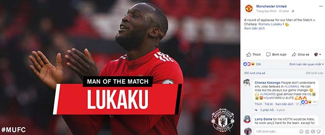 Triệu fan MU hả dạ: Hàng thủ “quái chiêu”, tung hô Lukaku và Lingard - 2