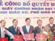 Giáo dục - du học - Tiêu chuẩn bổ nhiệm, miễn nhiệm giáo sư, phó giáo sư mới nhất