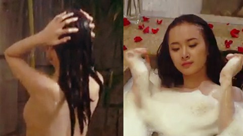 Angela Phương Trinh bán nude trong phòng tắm, khoe vòng 3 đồ sộ - 5