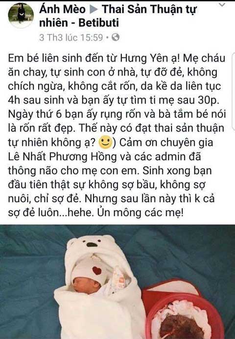 Bác sĩ sản khoa “sốc” với thông tin cổ vũ cách sinh con “thuận tự nhiên” - 1