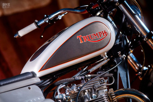 Triumph T140 Tracker: &#34;Chiến binh báo đen&#34; bước ra từ xưởng độ Mule - 9