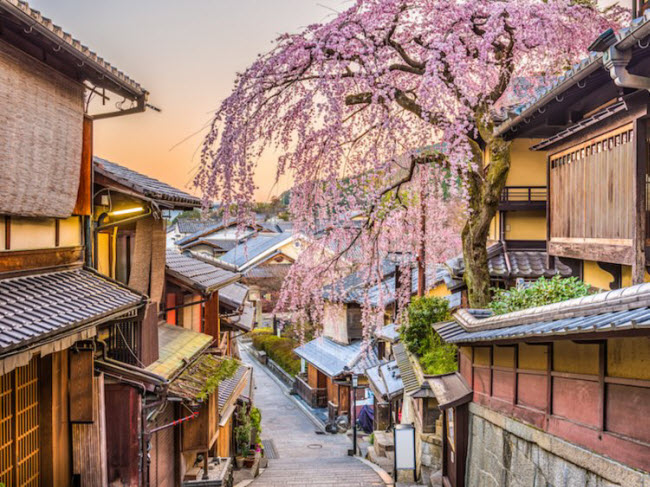 Kyoto, Nhật Bản: Kháchvới các thành phố trên thế giới, chi phí du lịch ở Kyodo giảm 16% vào tháng 6 so với dịp đầu năm. Tới đây, du khách có thể khám phá ngôi đền Toji chứa nhiều tác phẩm chạm khắc, tượng và tranh nổi tiếng.