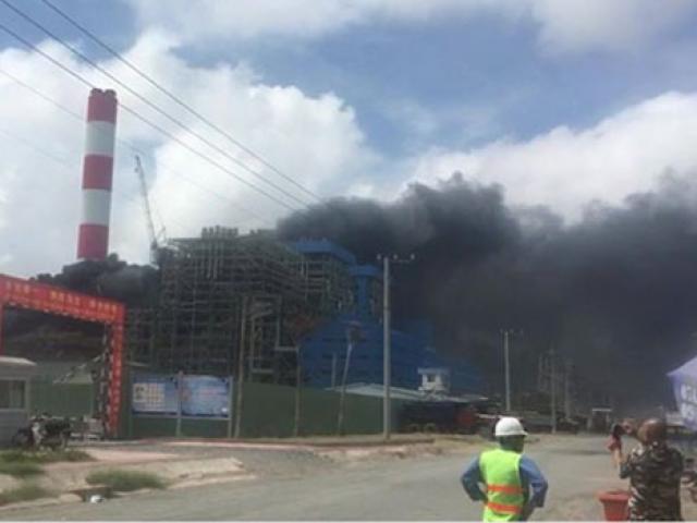 Cháy dữ dội nhà máy nhiệt điện Duyên Hải ở Trà Vinh