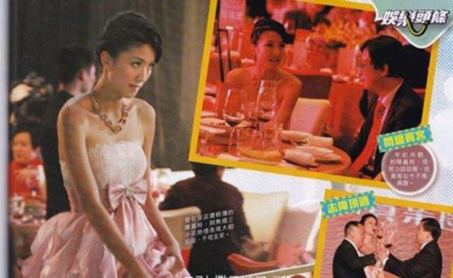 Không riêng gì cô, nhiều người đẹp khác cũng bị bắt gặp trong sự kiện này như Chu Tuyền, Hoa hậu Trương Gia Nhi.