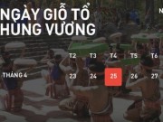 Tin tức trong ngày - Giỗ Tổ Hùng Vương năm 2018 được nghỉ mấy ngày?