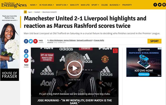 MU hạ Liverpool: Báo phương Tây công kích “Messi Ai Cập”, khen sao già MU - 7