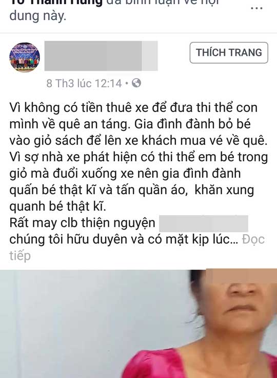 Thực hư clip người cha bỏ thi thể con vào túi xách đưa về quê vì nghèo - 2