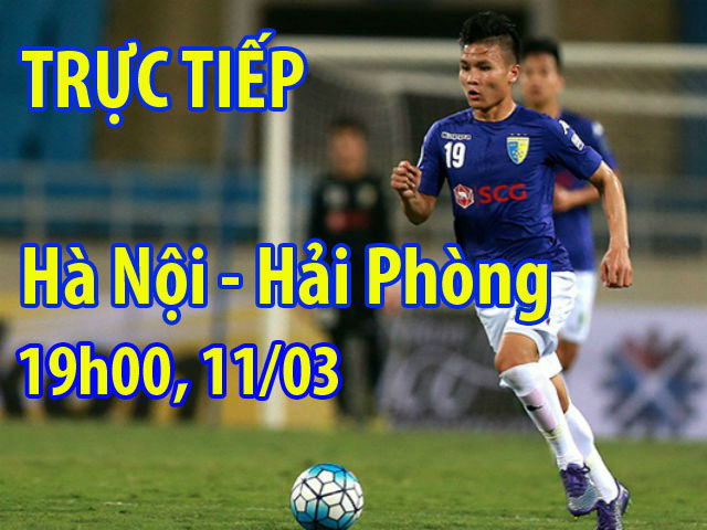 TRỰC TIẾP bóng đá Hà Nội - Hải Phòng: ”Cơn bão” CĐV Hải Phòng đổ bộ