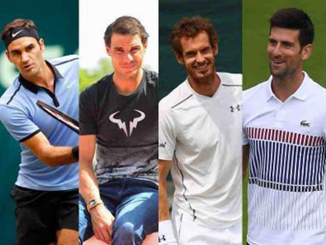 Bảng xếp hạng tennis 12/3: Federer, Nadal xưng bá, Djokovic, Murray thêm u sầu