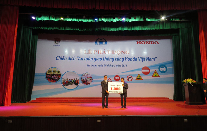 Honda VN tích cực đẩy mạnh các hoạt động an toàn giao thông - 1