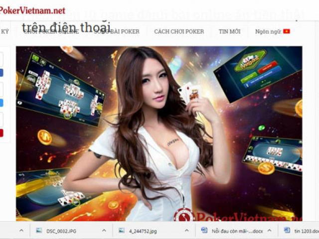 Tràn lan game đánh bạc ảo ăn tiền thật