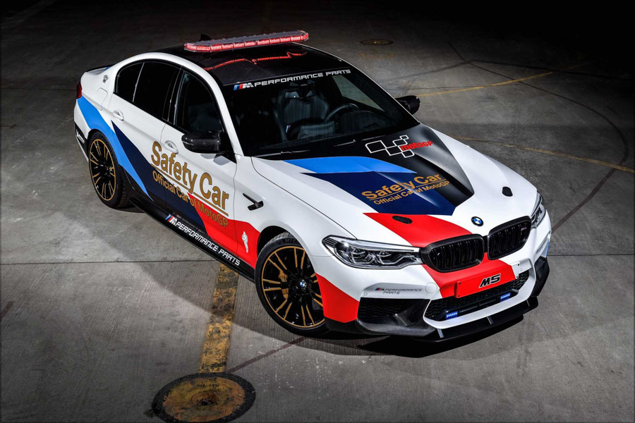 Sedan siêu mạnh BMW M5 2018 làm xe an toàn ở MotoGP - 2