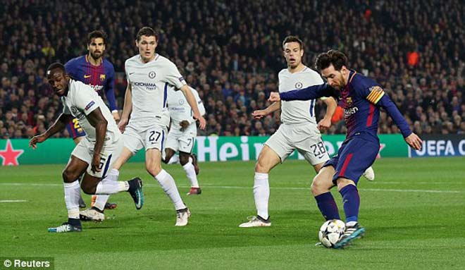 Messi lập cú đúp: Thiên tài &#34;xỏ háng&#34;, nhấn chìm Chelsea - 2